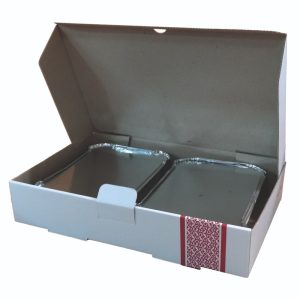 جعبه سرویس حمل غذا دو پرس چاپی
