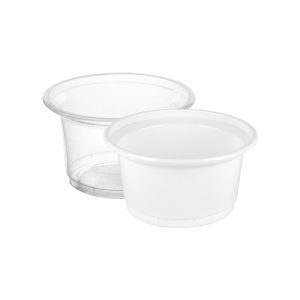سطل ماستی یکبار مصرف 1350 سی سی PP با درب