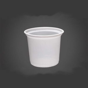 سطل ماستی یکبار مصرف 900 سی سی PP با درب