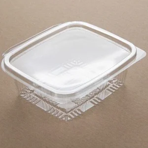 ظرف سس خوری 100 سی سی درب دار (عسلی متوسط) شفاف PP