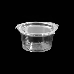 ظرف سس خوری 30 سی سی درب دار (عسلی کوچک) شفاف PP